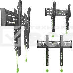 Кронштейн для телевизора ONKRON SN14 32'-65' наклонный, черный, фото2