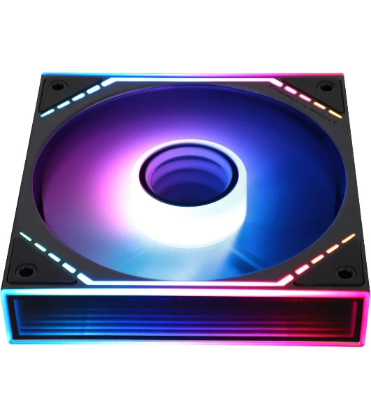 Кулер для корпуса Thermalright TL-M12R-S Reverse (124x120x25mm, 4-pin PWM, ARGB, 34.43CFM, 23.2dBA, 1500RPM, черный)