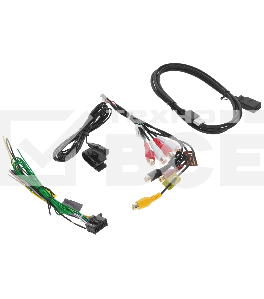 Автомагнитола Pioneer DMH-A345BT, 2 DIN, 6.8', Bluetooth, USB Type-A, AUX, пульт ДУ