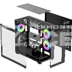 Корпус Ocypus Gamma C52 BK ARGB, Mini-Tower, чёрный, 3 x 120 мм, фото3