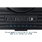 Монитор Samsung 32' S32DG702EI, 16:9, IPS, UHD, 1ms, 350cd, 144Hz, HDMI, DP, USB, HAS, SPK, фото3