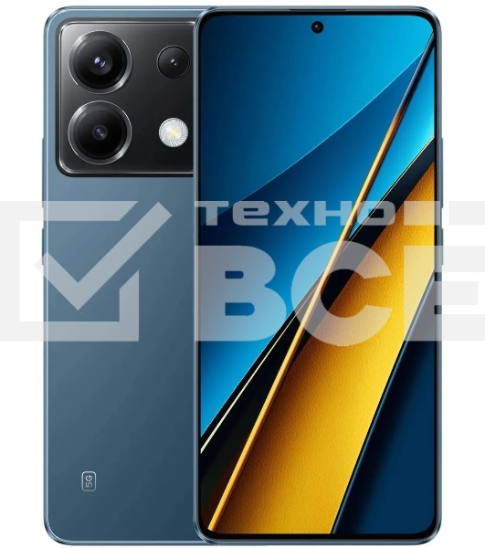 Смартфон POCO X6 5G, 8/256Gb, синий