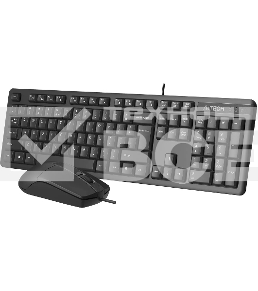 Клавиатура + мышь A4Tech KR-3330S клав:черный мышь:черный USB