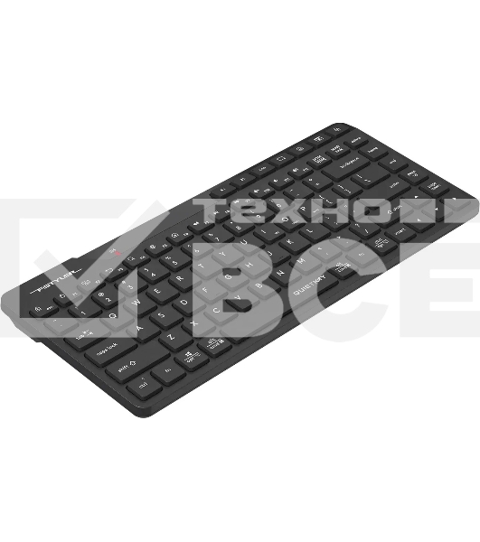 Клавиатура A4Tech Fstyler FBK26C AS беспроводная, USB, Bluetooth/Радиоканал, черный