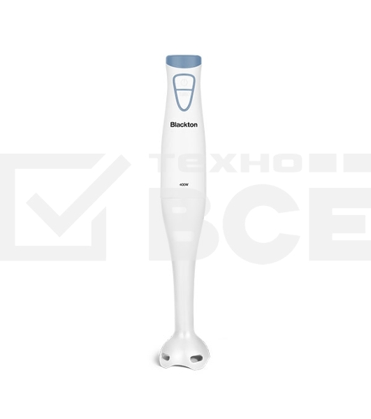 Блендер погружной Blackton Bt HB400P White-Blue. Мощность:400Вт, Турборежим