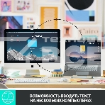 Клавиатура Logitech MX Keys Mini (920-010501) беспроводная, USB, Bluetooth/Радиоканал, темно-серый/черный, фото7