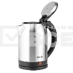 Чайник Centek CT-0037 (матовый) металл 2,0л, 2200W, большой объём, хромированная вставка, фото2