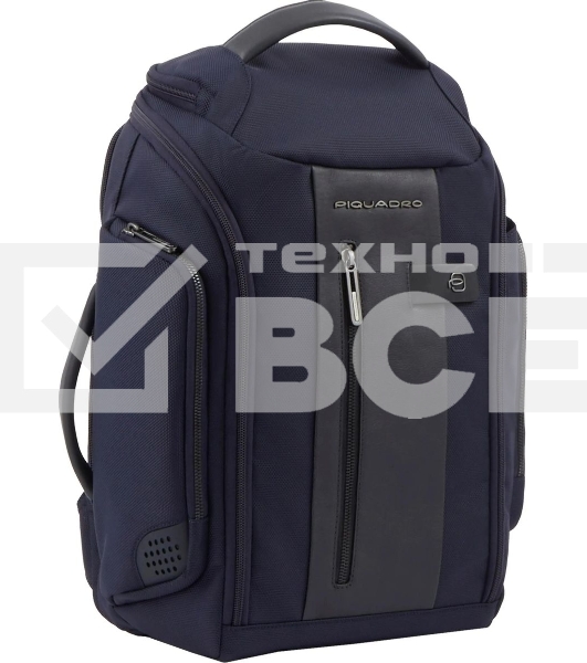Сумка дорожная Piquadro Brief2 BV6154BR2/BLU, нейлон/натур.кожа, синий
