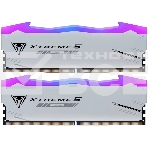 Оперативная память Patriot Viper Xtreme 5, DDR5, 32Gb (2x16Gb), 8000MHz, CL38, с радиаторами, RGB, серебристый, фото 1