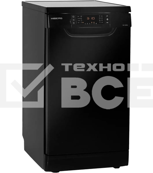 Посудомоечная машина HIBERG F48 1030 B черная