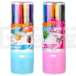 Фломастеры Deli EC150-18 Super Wings 18цв. пластиковая туба, фото2