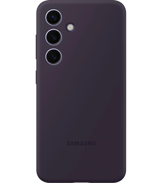 Чехол (клип-кейс) Samsung для Samsung Galaxy S24 Silicone Case S24 темно-фиолетовый (EF-PS921TEEGRU)