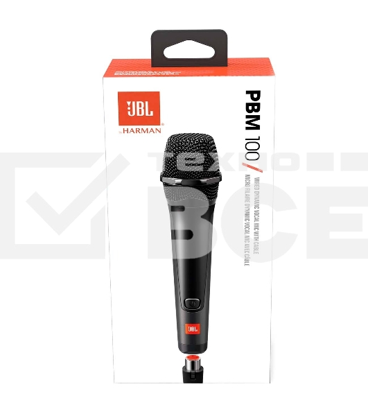 Проводной микрофон JBL PBM100, черный