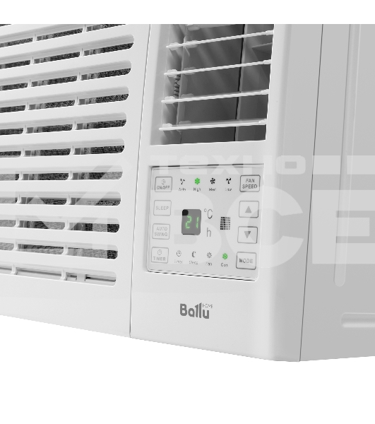 Кондиционер оконный Ballu BWC-09 AC 9000 BTU, 24 м², 49 дБ, охлаждение, осушение, белый