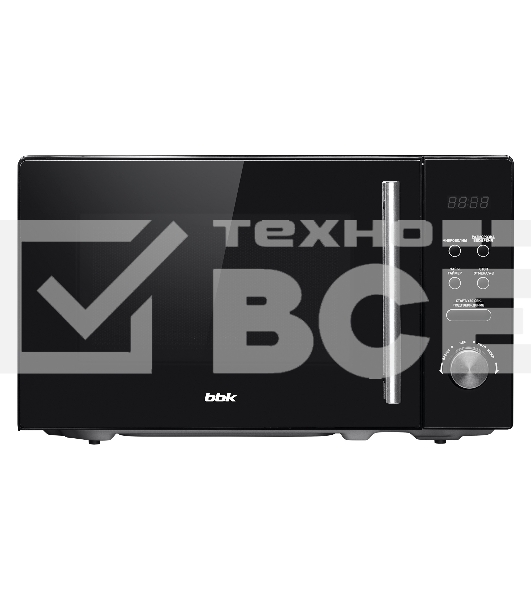 Микроволновая печь BBK 20MWS-722T/B-M/RU черный, 20 л, 700 Вт, переключатели - тактовый/сенсор