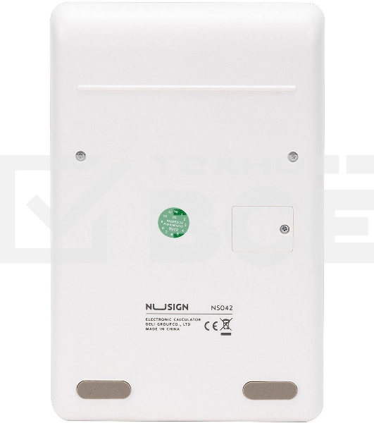 Калькулятор настольный Deli Nusign ENS042WHITE белый 12-разр.
