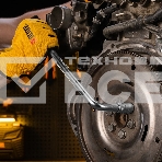 Вороток Г-образный Denzel 300x75 мм, квадрат 1/2