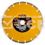 Диск алмазный отрезной Denzel ф230 х 22,2 мм, сегментный, сухое резание, фото 1