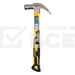 Молоток-гвоздодер Deli DL5027Y 500 гр Фибергласовая рукоять, фото 1