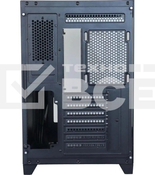 Компьютерный корпус Accord ACC-R7AB черный без БП ATX 2xUSB3.0 1xUSB3.1 audio