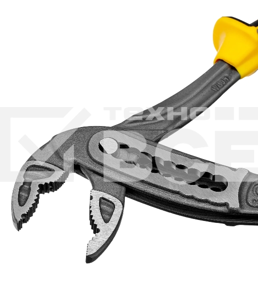 Клещи переставные Denzel трехкомпонентные рукоятки 240 мм