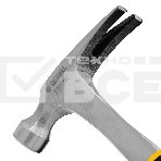 Молоток-гвоздодер Denzel 350 г, цельнометаллический, двухкомпонентная рукоятка, фото6