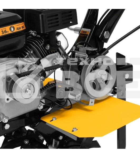 Мотоблок Denzel DPT-170 7 л.с., ремен.сцеп, шир 85 см, глуб 35 см, фрез 3х3, ШОМ, скор 2В/1Н, кол 8'