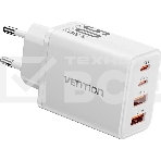 Сетевое зарядное устройство Vention на 4 порта GaN 50W USB (C+C+A+A) белый, фото2