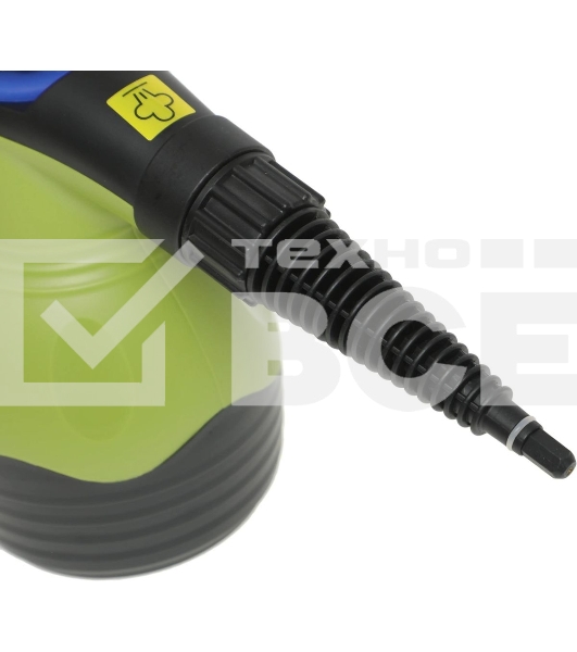 Пароочиститель ручной Kitfort KT-950 1000Вт черный/желтый