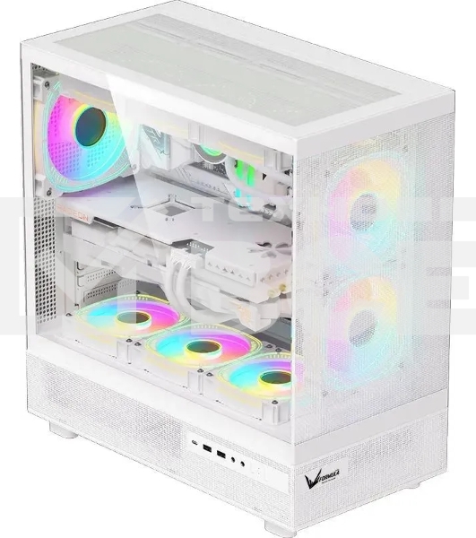 Компьютерный корпус AeroCool / Formula Crystal Z8 COSMIC белый без БП ATX 3x120mm 5x140mm 1xUSB2.0 1xUSB3.0 1xUSB3.1 audio bott PSU