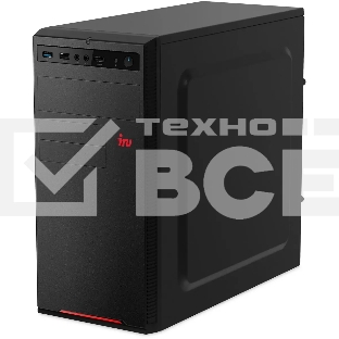 Компьютер IRU Home 310H6SE MT Cel G6900 (3.4) 8Gb SSD256Gb UHDG 710 Free DOS GbitEth 400W черный (2023015)