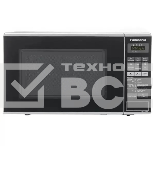 Микроволновая печь Panasonic NN-GT264MZPE серебристый/черный, 20 л, 800 Вт, переключатели - сенсор