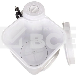 Стиральная машина Ока-50М (930018-5) белая/голубая, загрузка фронтальная 2,5 кг, 0 об/мин., класс: A