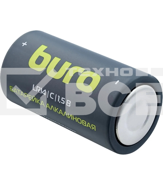 Батарея Buro Alkaline LR14 C 7500mAh (2шт) блистер, 1.5 В