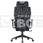 Кресло компьютерное Cactus CS-CHR-MC01-BK черный, сетка, эко.кожа, с подголов. крестов. пластик, фото8