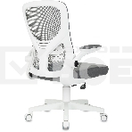Кресло компьютерное Бюрократ ASTER N-W TW-04 Neo Grey темно-серый, сетка/ткань, крестов. пластик, пластик белый, фото19
