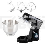 Миксер планетарный Endever Sigma-120, черный, мощность 1800 Вт, объем чаши 6 л, планетарная система смешивания, 2 шт/уп., фото5