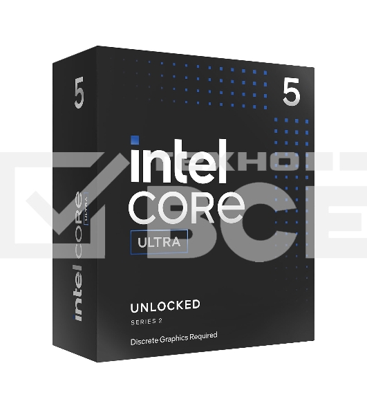 Процессор Intel Core Ultra 5 245KF BOX (Arrow Lake, C14(8EC/6PC)/T14, 3,6/5,2GHz, Without Graphics, L2 26Mb, Cache 24Mb, TDP 125/159W, S1851)