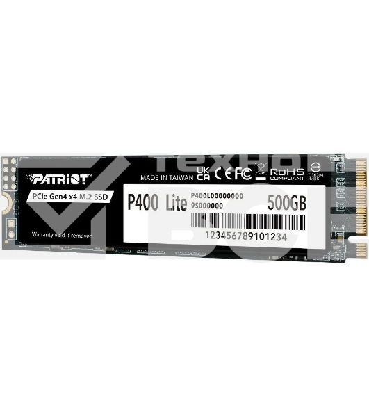 Накопитель SSD Patriot P400 Lite 500Gb (P400LP500GM28H)