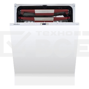 Встраиваемая посудомоечная машина Simfer DGb6701 белый/серый