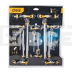 Набор шестигранных ключей с шаром Deli DL233208 8 шт. Материал: CR-V. Спецификация: 2x75 мм/2,5x75 мм/3x100 мм/4x100 мм/5x150 мм/6x150 мм/8x200 мм/10x200 мм Удобная рукоять., фото3