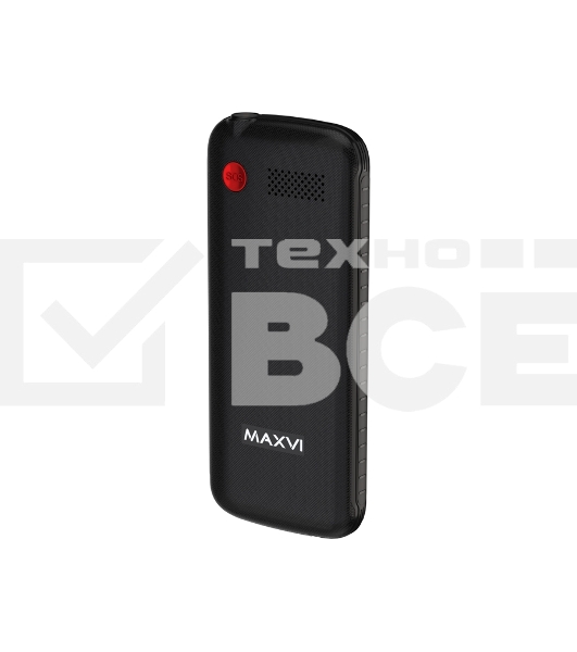 Телефон Maxvi RT-04 black + док-станция