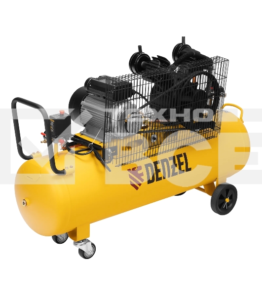 Компрессор воздушный Denzel BCV2300/100 рем. привод, 2,3 кВт, 100 л, 440 л/мин