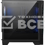 Компьютерный корпус без блока питания Case MSI MAG FORGE 321R AIRFLOW, Midi-Tower, TG, 4x120мм ARGB, 2xUSB 3.2, 1xUSB 3.2 Type-C, ATX, mATX, mITX черный, фото4