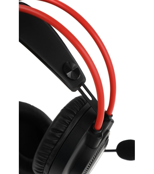 Гарнитура Bloody G200 чёрный-красный, проводная, 3.5 мм, подсветка