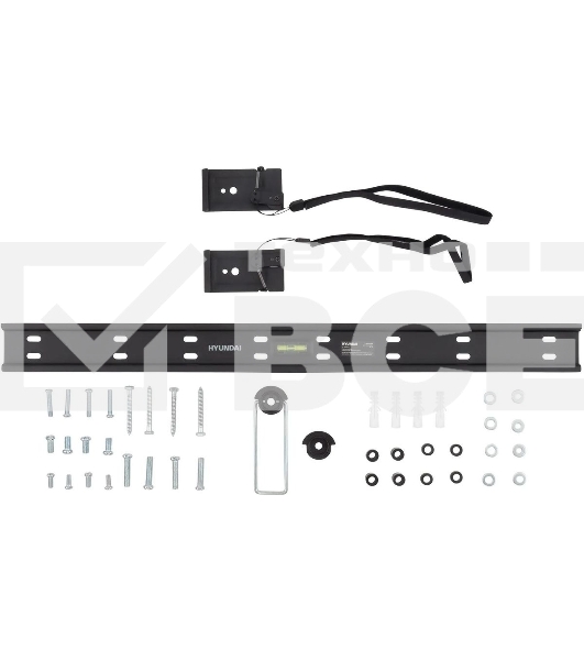 Кронштейн для телевизора Hyundai SL-X2 черный 37'-75' макс.50кг настенный фиксированный