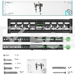 Кронштейн для телевизора ONKRON SN14 32'-65' наклонный, черный, фото3
