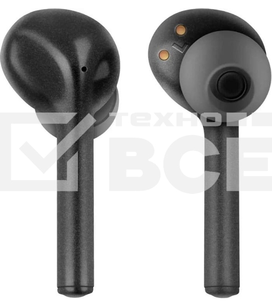 Наушники TWS SVEN E-705BT черный, внутриканальные, Bluetooth, до 4 ч