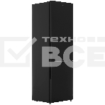 Холодильник Candy CFN6200B черный двухкамерный 243/91л морозилка снизу, No Frost, фото 1