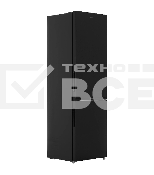 Холодильник Candy CFN6200B черный двухкамерный 243/91л морозилка снизу, No Frost